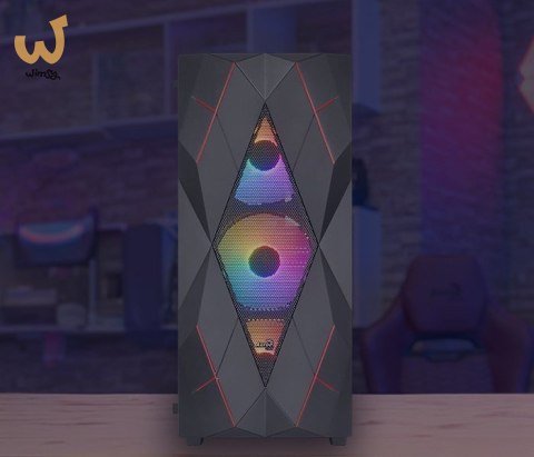 Obudowa AEROCOOL PGS VOLCAN-G-BK-v1 Obudowa AEROCOOL PGS VOLCAN-G-BK-v1