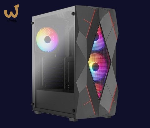 Obudowa AEROCOOL PGS VOLCAN-G-BK-v1 Obudowa AEROCOOL PGS VOLCAN-G-BK-v1