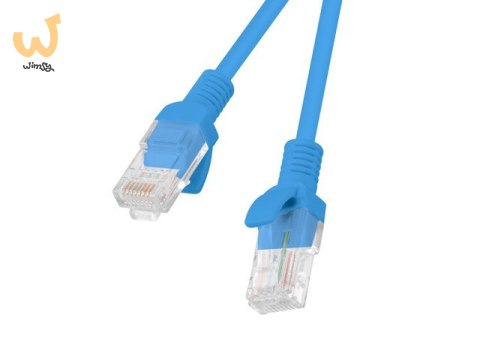 Patchcord UTP Lanberg PCU5-10CC-0500-B (RJ45 - RJ45 ; 5m; UTP; kat. 5e; kolor niebieski) Patchcord UTP Lanberg PCU5-10CC-0500-B (RJ45 - RJ45 ; 5m; UTP; kat. 5e; kolor niebieski)