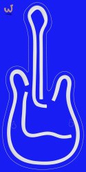 Neon LED Actis AJE-NEON GITARA