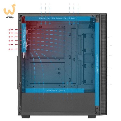 Obudowa AEROCOOL PGS DESIGNER-G-BK-v1 Obudowa AEROCOOL PGS DESIGNER-G-BK-v1