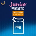 Purina Felix Fantastic Junior Kurczak - mokra karma dla kota - 85 g
