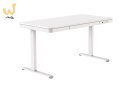 Biurko ACTIVEJET z elektryczną regulacją wysokości 140x70 ET119W-C biały
