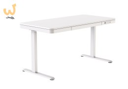 Biurko ACTIVEJET z elektryczną regulacją wysokości 140x70 ET119W-C biały