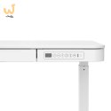 Biurko ACTIVEJET z elektryczną regulacją wysokości 140x70 ET119W-C biały