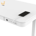 Biurko ACTIVEJET z elektryczną regulacją wysokości 140x70 ET119W-C biały