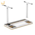 Biurko ACTIVEJET z elektryczną regulacją wysokości 140x70 ET119W-C biały/dąb