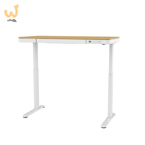 Biurko ACTIVEJET z elektryczną regulacją wysokości 140x70 ET119W-C biały/dąb Biurko ACTIVEJET z elektryczną regulacją wysokości 140x70 ET119W-C biały/dąb