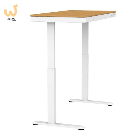 Biurko ACTIVEJET z elektryczną regulacją wysokości 140x70 ET119W-C biały/dąb Biurko ACTIVEJET z elektryczną regulacją wysokości 140x70 ET119W-C biały/dąb