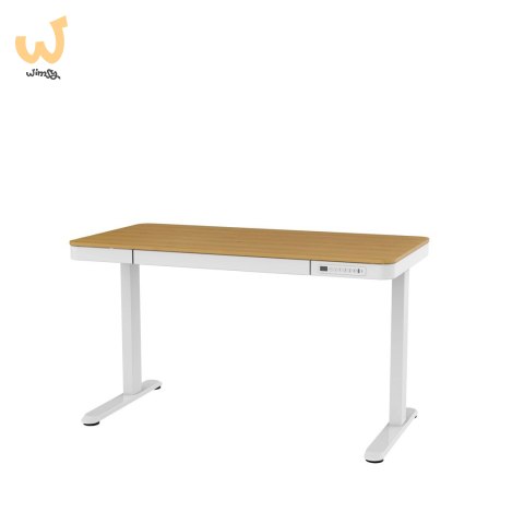 Biurko ACTIVEJET z elektryczną regulacją wysokości 140x70 ET119W-C biały/dąb Biurko ACTIVEJET z elektryczną regulacją wysokości 140x70 ET119W-C biały/dąb