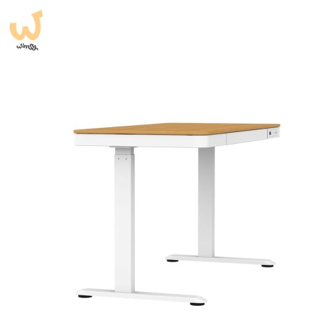 Biurko ACTIVEJET z elektryczną regulacją wysokości 140x70 ET119W-C biały/dąb Biurko ACTIVEJET z elektryczną regulacją wysokości 140x70 ET119W-C biały/dąb