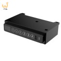 Biurko ACTIVEJET z elektryczną regulacją wysokości 140x70 ET119W-C czarny