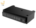 Biurko ACTIVEJET z elektryczną regulacją wysokości 140x70 ET119W-C czarny/orzech