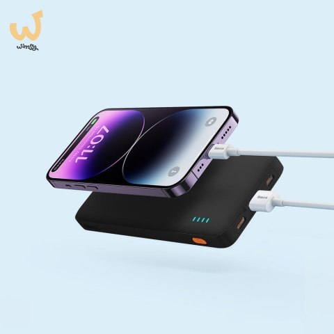 BASUES POWERBANK AIRPOW 10000MAH 20W (CZARNY) BASUES POWERBANK AIRPOW 10000MAH 20W (CZARNY)