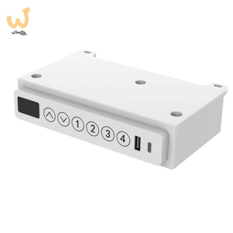 Biurko ACTIVEJET z elektryczną regulacją wysokości 140x70 ET119W-C biały/dąb Biurko ACTIVEJET z elektryczną regulacją wysokości 140x70 ET119W-C biały/dąb