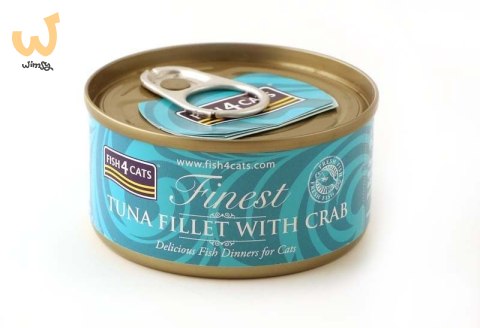 Fish4Cats Finest filet z Tuńczyka z Krabem 70g Fish4Cats Finest filet z Tuńczyka z Krabem 70g