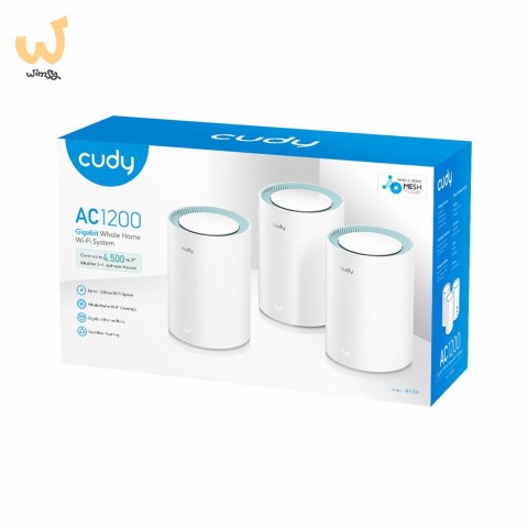 CUDY M1300(3-Pack) | Mesh, WiFi 5, 2,4GHz/5GHz, CUDY M1300(3-Pack) | Mesh, WiFi 5, 2,4GHz/5GHz,