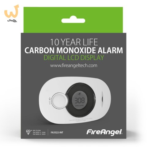 Czujnik czadu z wyświetl. FireAngel FA3322-INT Czujnik czadu z wyświetl. FireAngel FA3322-INT