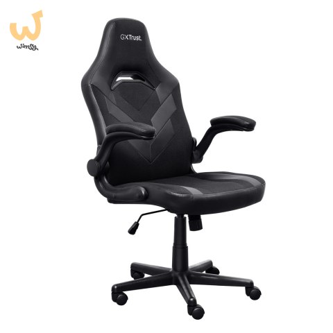 Fotel gamingowy TRUST GXT703 RIYE GAMING CHAIR BLACK (25128) Fotel gamingowy TRUST GXT703 RIYE GAMING CHAIR BLACK (25128)