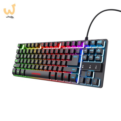 Klawiatura gamingowa TRUST GXT833 THADO TKL US Klawiatura gamingowa TRUST GXT833 THADO TKL US