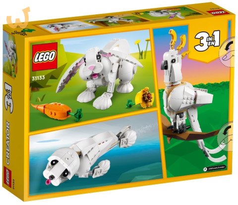 LEGO Creator 31133 Biały królik LEGO Creator 31133 Biały królik