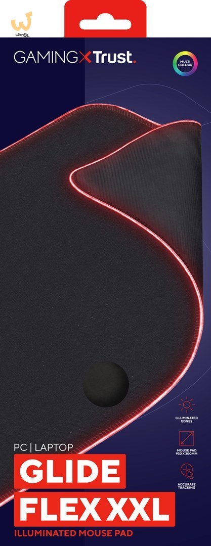 Podkładka pod mysz TRUST GXT764 GLIDE-FLEX RGB XXL Podkładka pod mysz TRUST GXT764 GLIDE-FLEX RGB XXL
