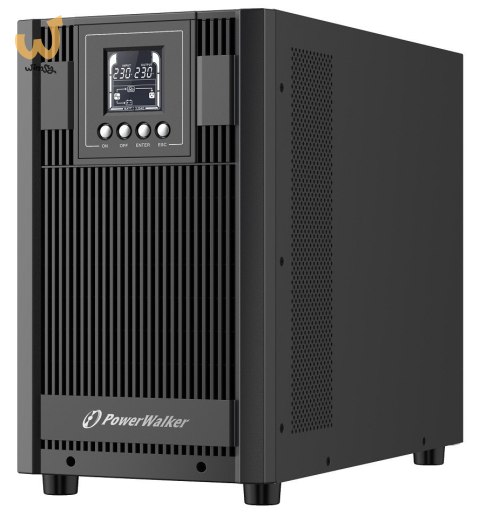 POWER WALKER UPS ON-LINE VFI 3000 AT FR 4X FR+TERMINAL OUT, USB/RS-232, LCD, EPO POWER WALKER UPS ON-LINE VFI 3000 AT FR 4X FR+TERMINAL OUT, USB/RS-232, LCD, EPO