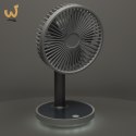 Wentylator wiatrak biurkowy bezprzewodowy 30cm biały