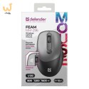 DEFENDER MYSZ FEAM MM-296 RF SILENT SZARA