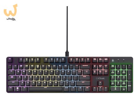 Klawiatura gamingowa Trust GXT 871 ZORA WIRELESS US Klawiatura gamingowa Trust GXT 871 ZORA WIRELESS US