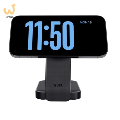 Magnetic Charge Stand Trust Viro 3-in-1 Wireless Black Magnetic Charge Stand Trust Viro 3-in-1 Wireless Black