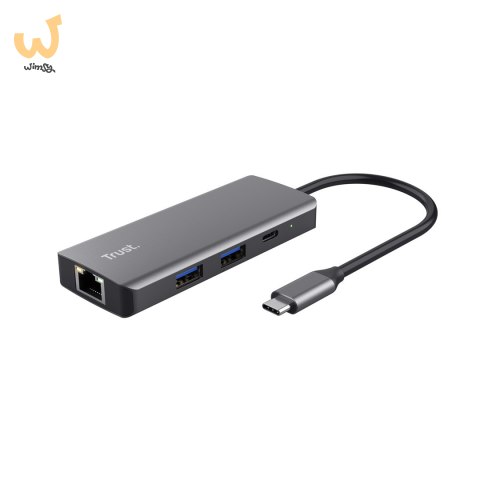Multi-Port Adapter Trust DALYX 6-IN-1 USB-C Silver Multi-Port Adapter Trust DALYX 6-IN-1 USB-C Silver