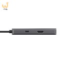 Multi-Port Adapter Trust DALYX 6-IN-1 USB-C Silver
