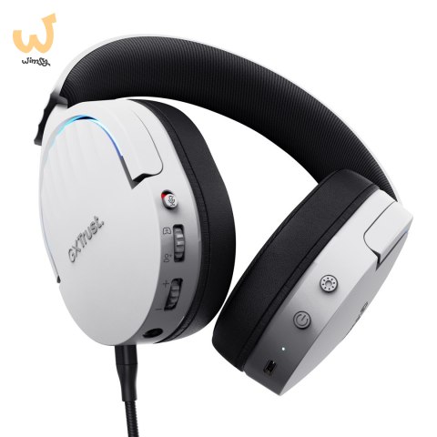 Słuchawki gamingowe Trust GXT 491W FAYZO WIRELESS White Słuchawki gamingowe Trust GXT 491W FAYZO WIRELESS White