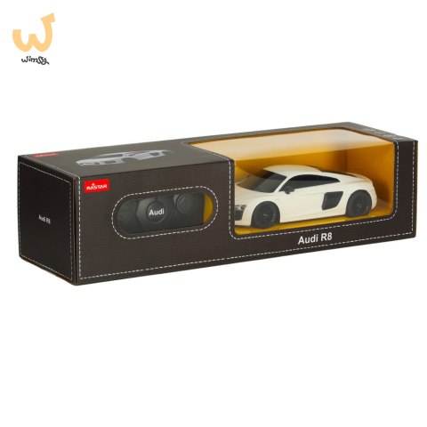 Samochód zdalnie sterowany Rastar 72300 Audi R8 2015 1:24 biały Samochód zdalnie sterowany Rastar 72300 Audi R8 2015 1:24 biały