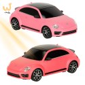 Samochód zdalnie sterowany Rastar 76200-4 Volkswagen Beetle-UV 1:24 różowy