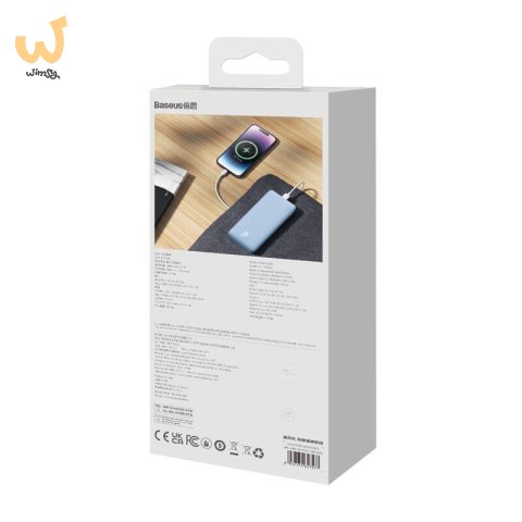 BASEUS POWERBANK AIRPOW 10000MAH 20W (NIEBIESKI) BASEUS POWERBANK AIRPOW 10000MAH 20W (NIEBIESKI)