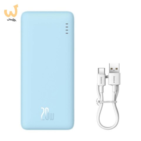 BASEUS POWERBANK AIRPOW 10000MAH 20W (NIEBIESKI) BASEUS POWERBANK AIRPOW 10000MAH 20W (NIEBIESKI)