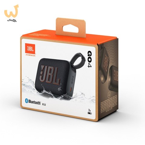 JBL GO 4 BLK głośnik przenośny Bluetooth czarny JBL GO 4 BLK głośnik przenośny Bluetooth czarny