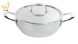 Patelnia głęboka z 2 uchwytami DEMEYERE Atlantis 7 40850-935-0 - 28 cm