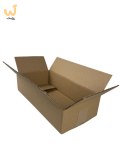 KARTON KLAPOWY, pudełko zrobione z tektury 3W 3 warstwowej, kolor szaro/brązowy, 300x300x200mm 380G/M2 20 SZTUK