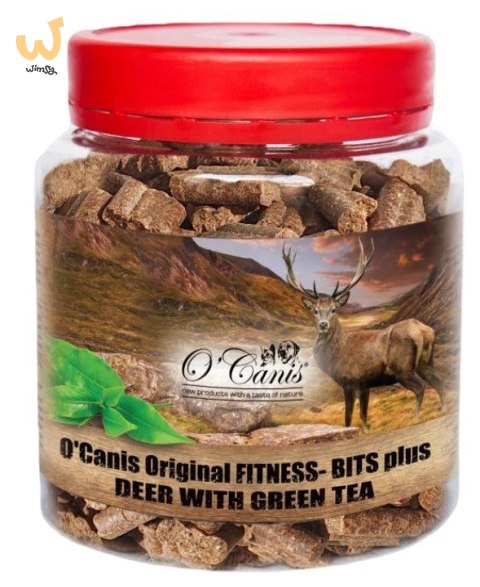 O'Canis Przysmak trenerski jeleń ziel.herbata 400g O'Canis Przysmak trenerski jeleń ziel.herbata 400g