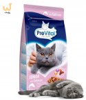 PREVITAL łosoś senior karma sucha dla kotów 1,4kg