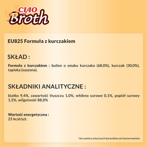 INABA CIAO Bulion o smaku kurczaka - przysmak dla kotów - 40g INABA CIAO Bulion o smaku kurczaka - przysmak dla kotów - 40g