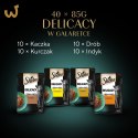 SHEBA Delicacy drobiowe smaki w galarecie- Drób - Mokra karma dla kota - 40x85g
