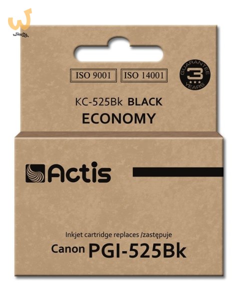 Actis KC-525Bk Tusz (zamiennik Canon PGI-525GBK; Standard; 20 ml; czarny) Actis KC-525Bk Tusz (zamiennik Canon PGI-525GBK; Standard; 20 ml; czarny)