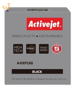 Activejet A-KXP160 Taśma barwiąca (zamiennik Panasonic KXP160; Supreme; czarny)