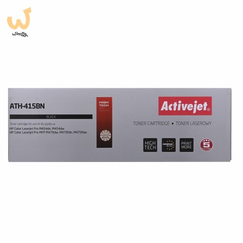 Activejet ATH-415BNX Toner (zamiennik HP 415X HP415X W2030X; Supreme; 7500 stron; czarny) Activejet ATH-415BNX Toner (zamiennik HP 415X HP415X W2030X; Supreme; 7500 stron; czarny)