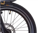 JOBOBIKE Sam - Składany Rower Elektryczny Miejski Dla Seniora 250W Szary