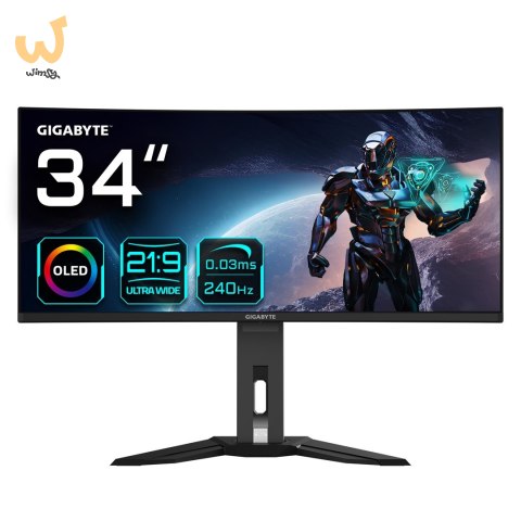 MONITOR GIGABYTE OLED 34" MO34WQC2 240Hz MONITOR GIGABYTE OLED 34" MO34WQC2 240Hz
